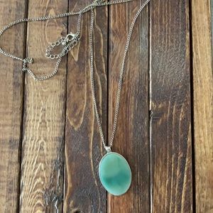 Beautiful greenish/blue stone necklace